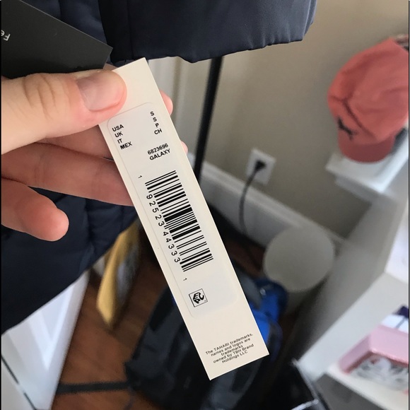 NWT Tahari Zip-Up Bib Down Puffer Jacket, Galaxy - Picture 4 of 8